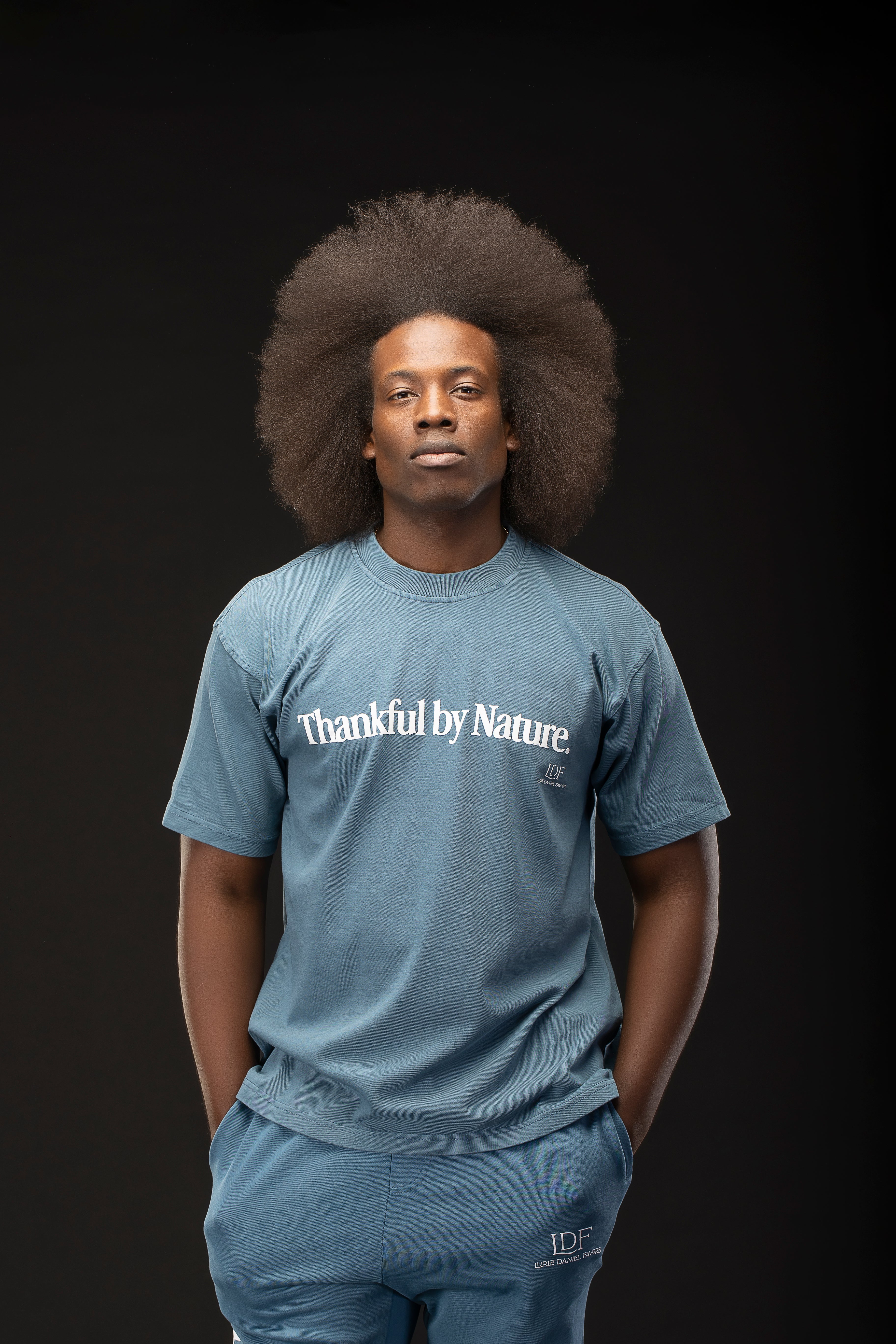 TBN Blue Vintage Wash Tee – Lurie Daniel Favors Collection