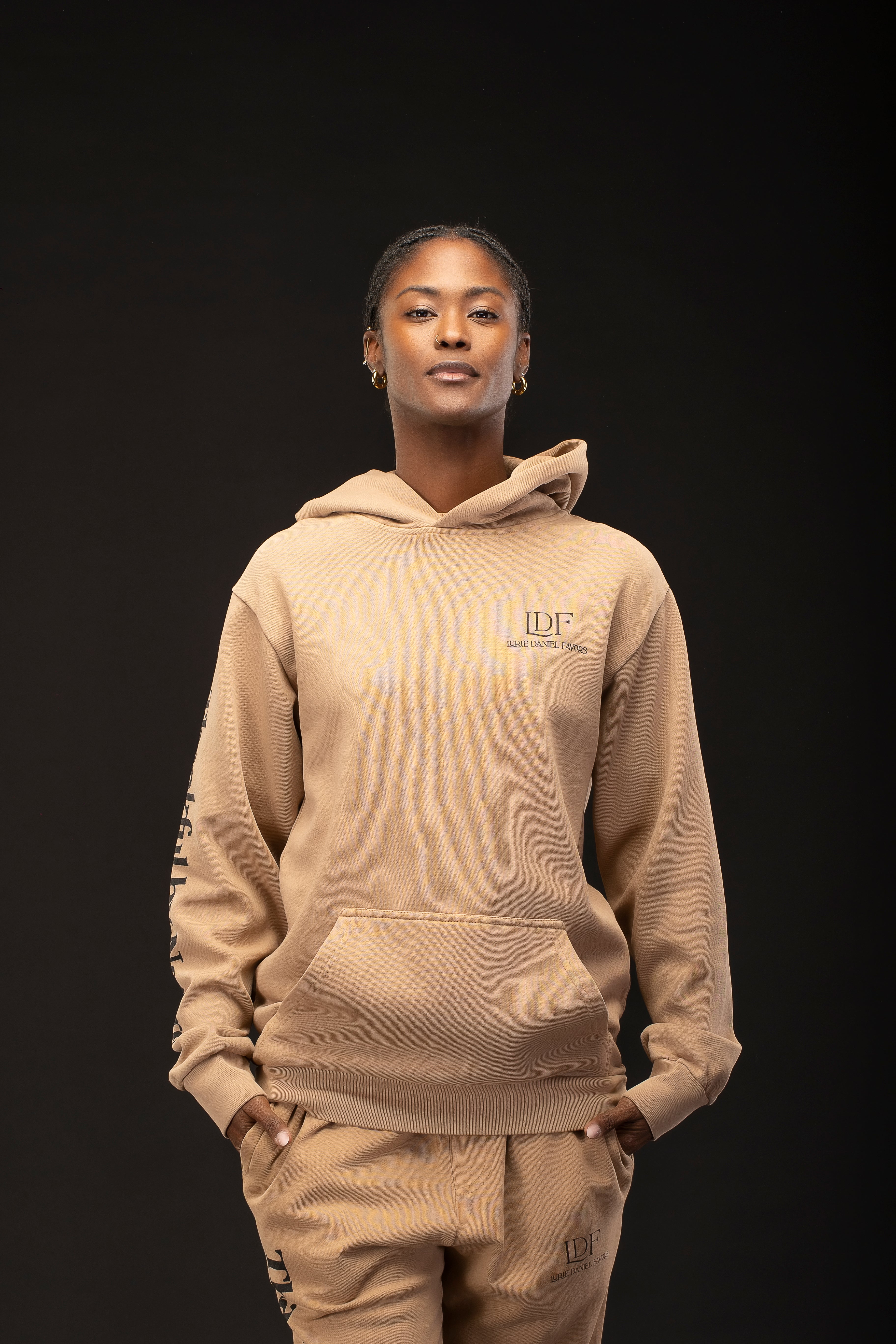 TBN Brown Vintage Wash Hoodie