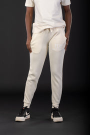 Women’s Bone Pigment-Dyed Jogger – Pause. Breathe. Decide.