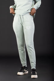Women’s Sage Pigment-Dyed Jogger – Pause. Breathe. Decide.