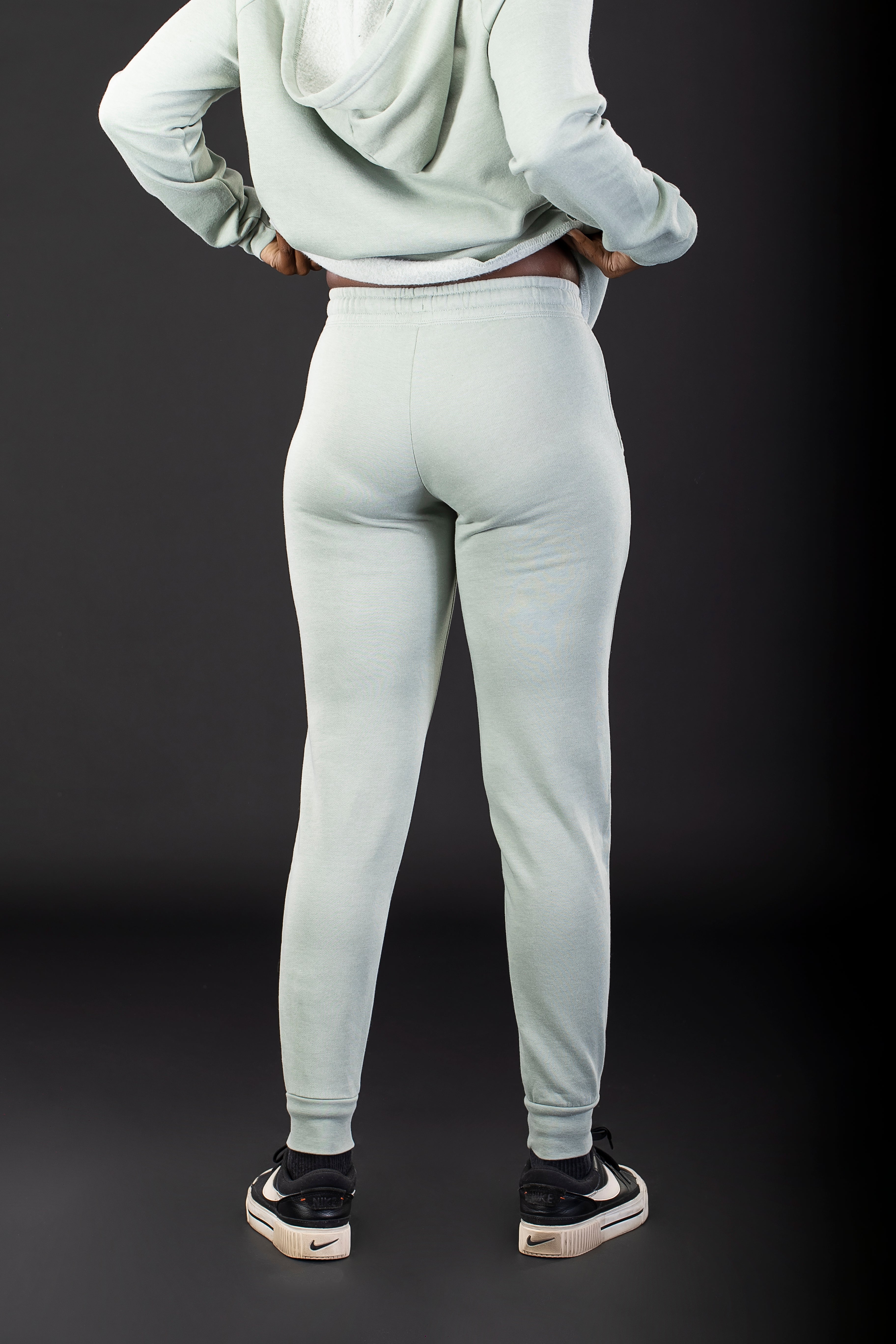 Women’s Sage Pigment-Dyed Jogger – Pause. Breathe. Decide.