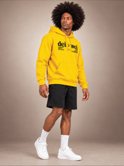 DEI > WEI Unisex Golden Yellow Hoodie | Lurie Daniel Favors