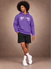 DEI > WEI Unisex Purple Hoodie | Lurie Daniel Favors