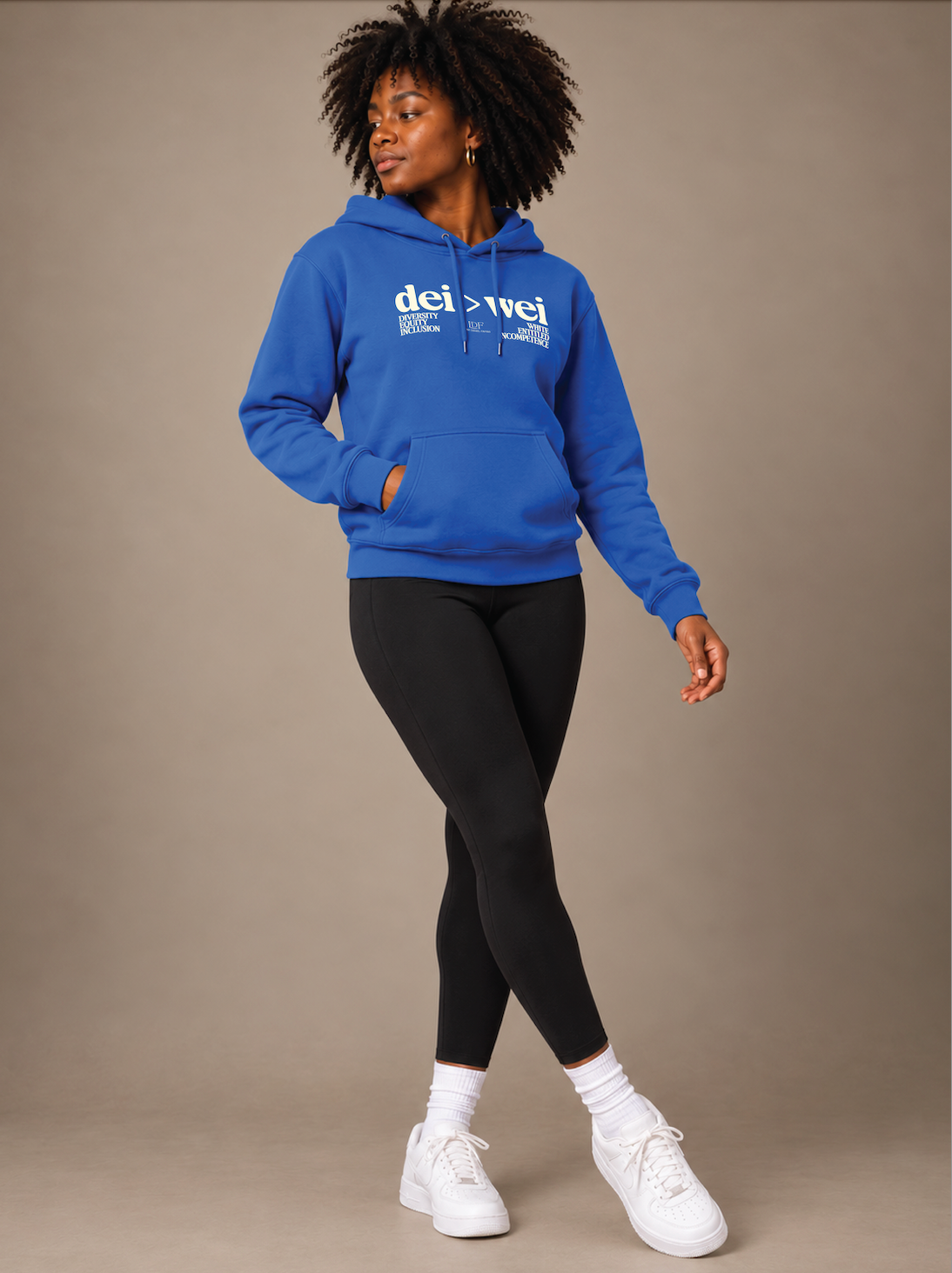 DEI > WEI Unisex Royal Blue Hoodie | Lurie Daniel Favors