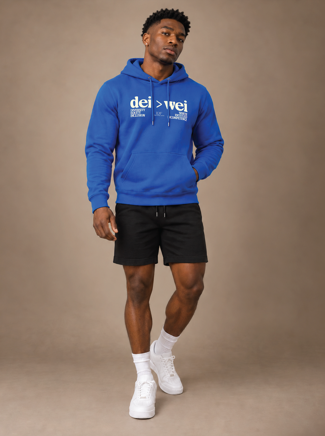 DEI > WEI Unisex Royal Blue Hoodie | Lurie Daniel Favors