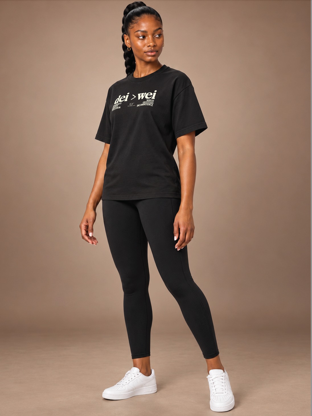 DEI > WEI Unisex Black Tee | Lurie Daniel Favors