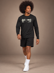 DEI > WEI Unisex Long Sleeve Black Tee | Lurie Daniel Favors
