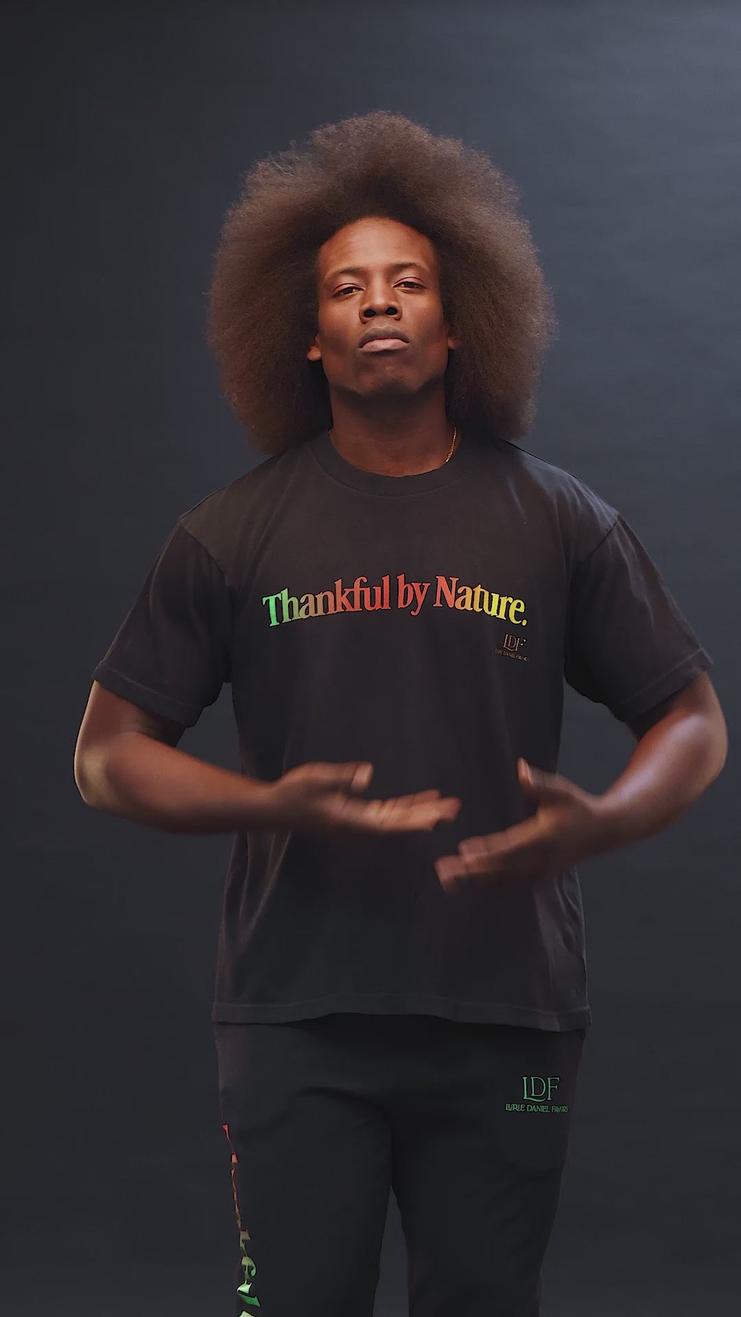 Load video: TBN Black Vintage Wash Tee