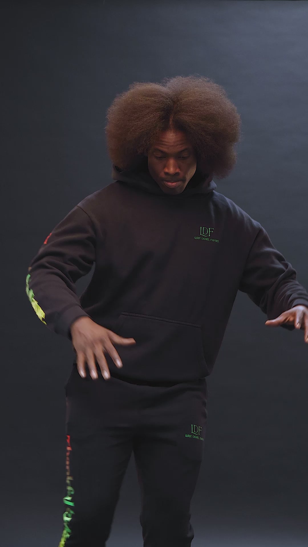 Load video: TBN Black Vintage Wash Hoodie