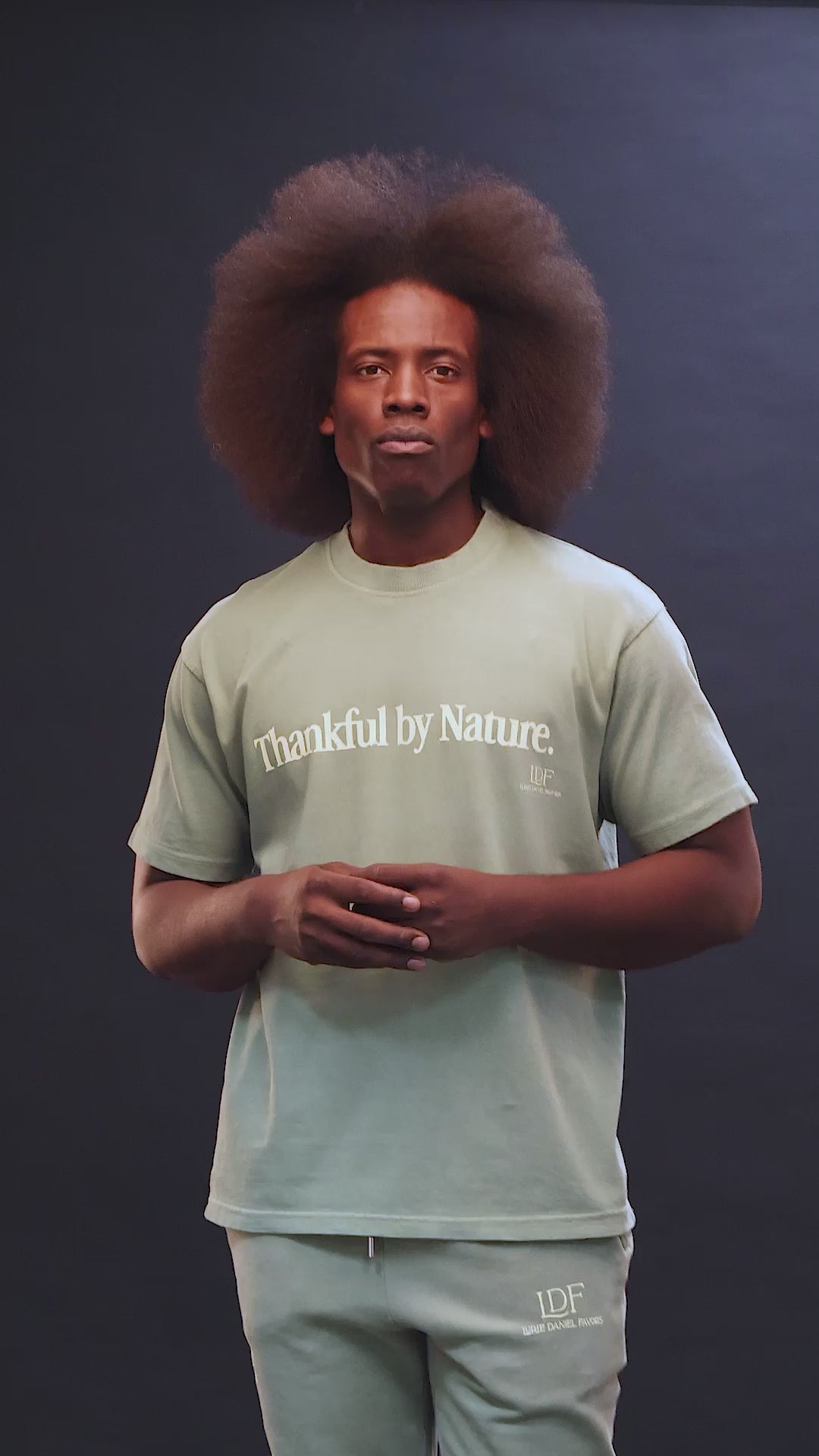 Load video: TBN Sage Vintage Wash Tee