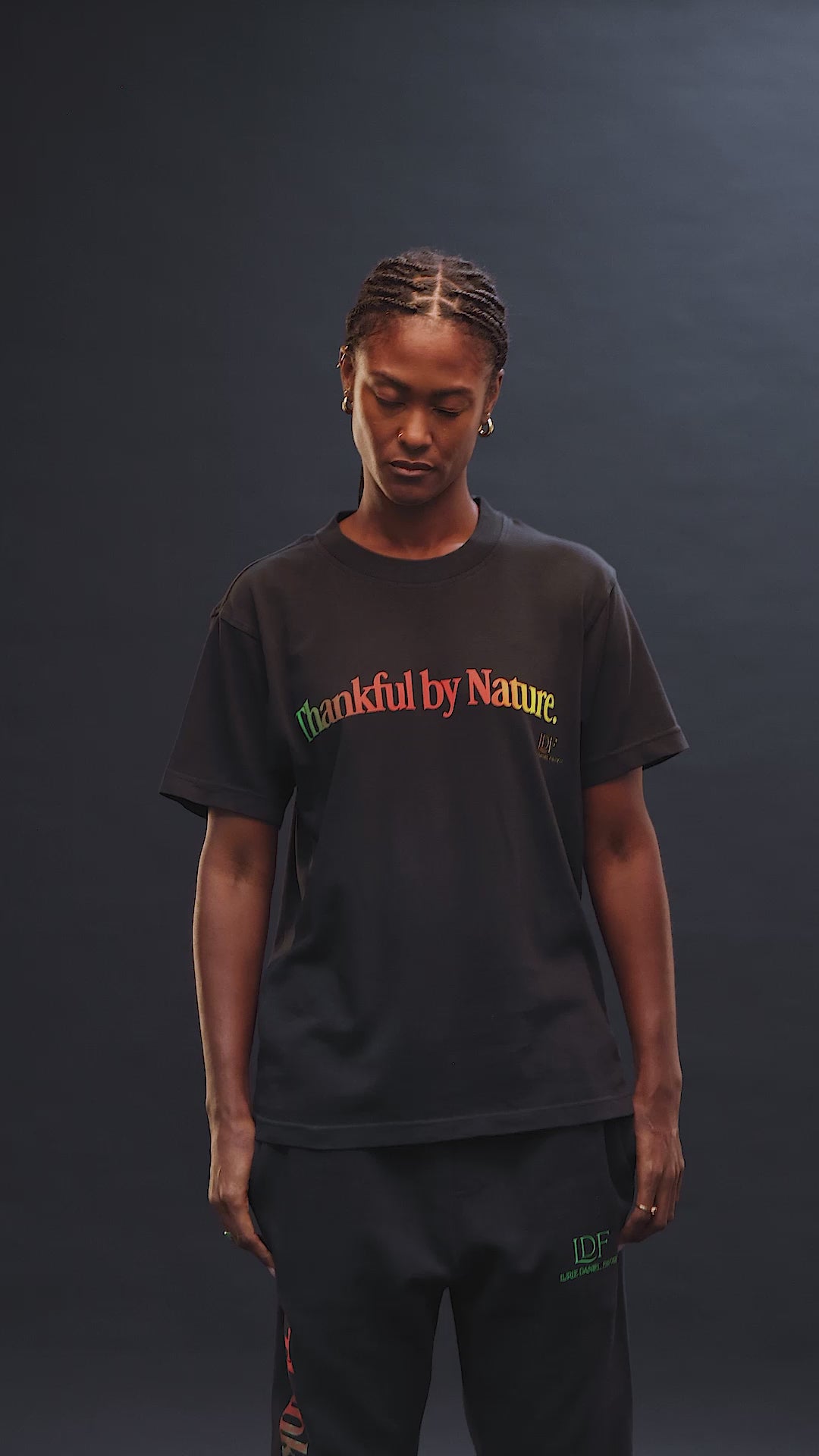 Load video: TBN Black Vintage Wash Tee